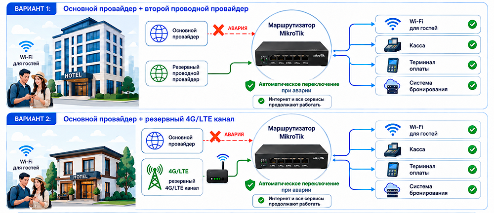Резервный интернет-канал