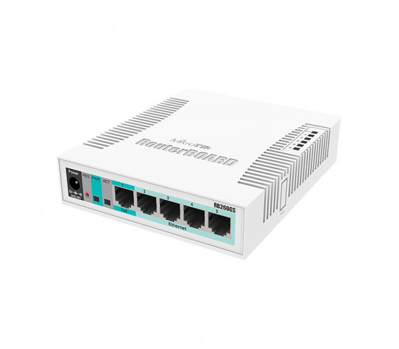 Коммутатор Mikrotik RB260GS (CSS106-5G-1S)