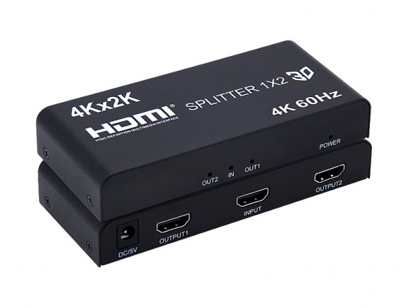 HDMI сплиттер 1x2 (4K/60Гц)