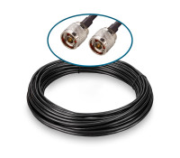 Кабельная сборка N(male) - N(male) RG58 10м Кабельная сборка N(male) - N(male) RG58 10м