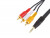 Шнур jack 3.5mm (AUX)-3RCA (AV) 1.5 м