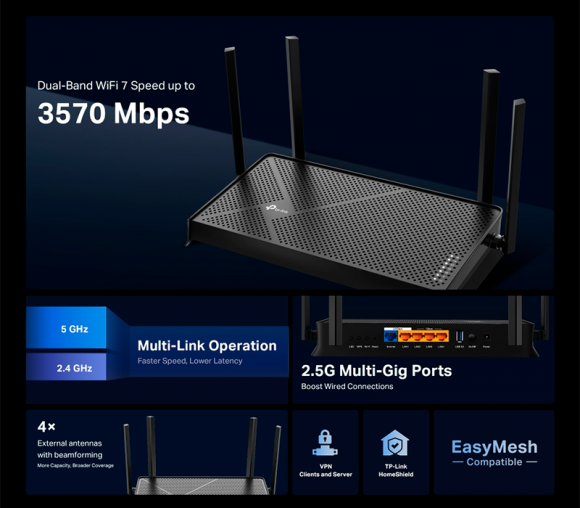 Wi-Fi роутер TP-LINK Archer BE230