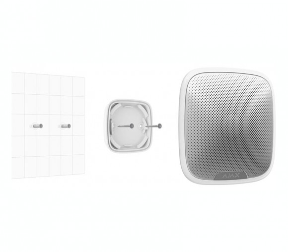 Беспроводная уличная сирена Ajax StreetSiren white Беспроводная уличная сирена Ajax StreetSiren white